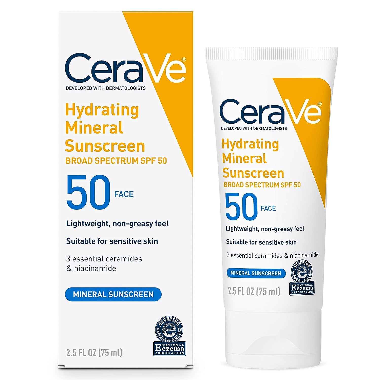 CeraVe 100% منرل سن اسکرین ایس پی ایف 50