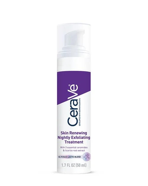 CeraVe جلد کی تجدید رات کو ایکسفولیٹنگ علاج
