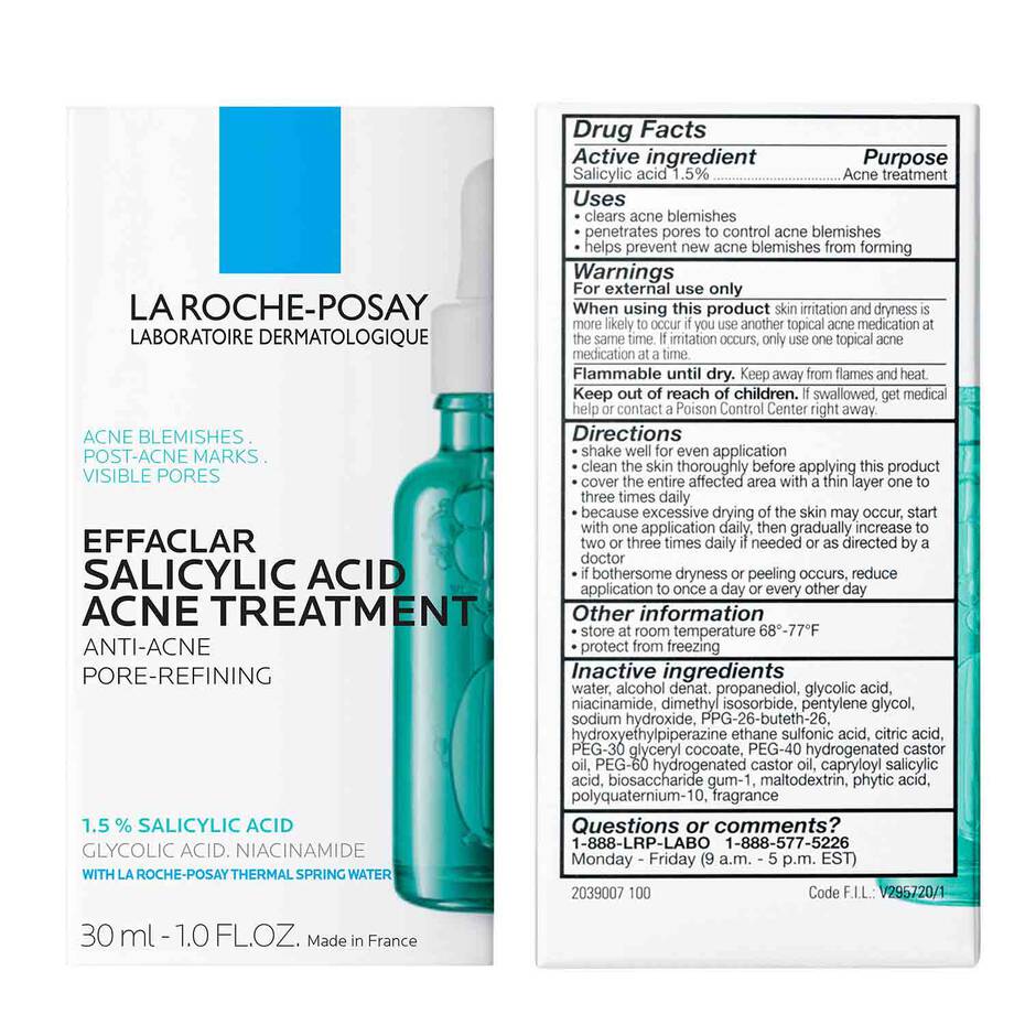 LA ROCHE POSAY EFFACLAR SALICYLIC ACID ACNE TREATMENT SERUM (Expiry 03/24)