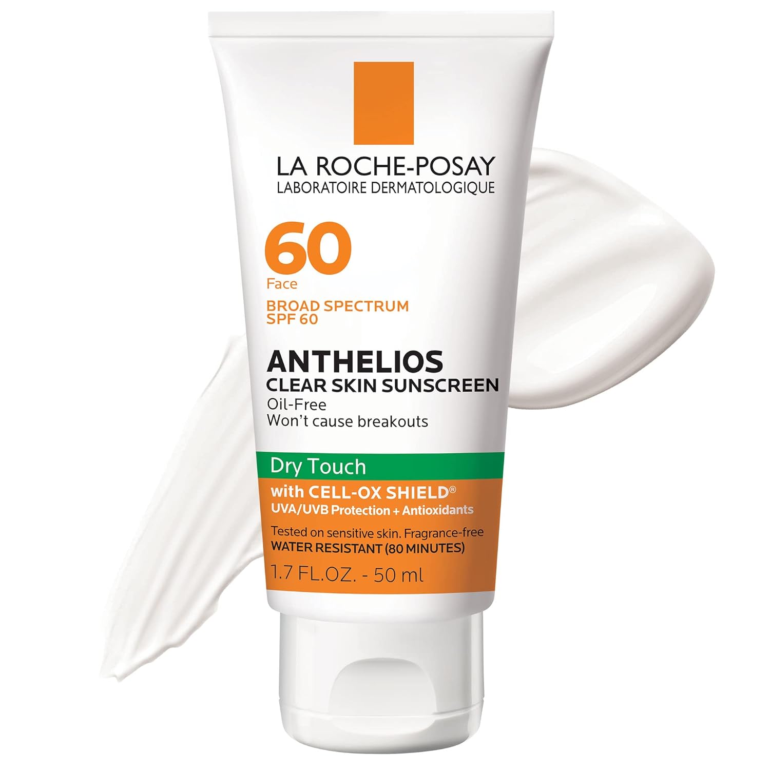 La Roche-Posay Anthelios Clear Skin Dry Touch Sunscreen SPF 60, Oil Free