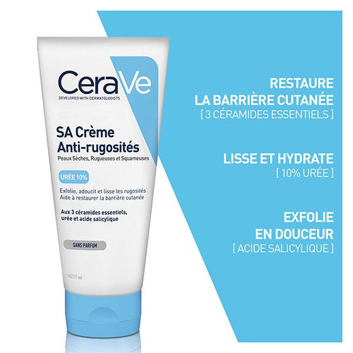 CeraVe SA کریم (10% یوریا، 2% SA، LHA)