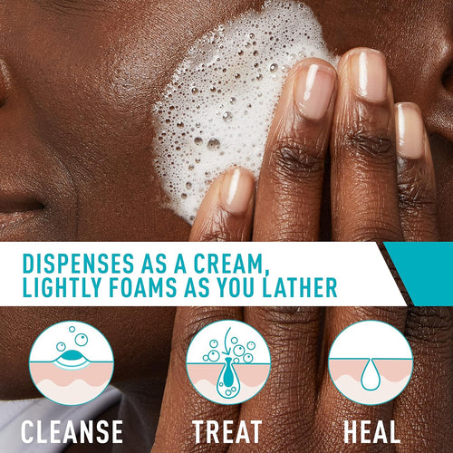 CeraVe ایکنی فومنگ کریم کلینزر