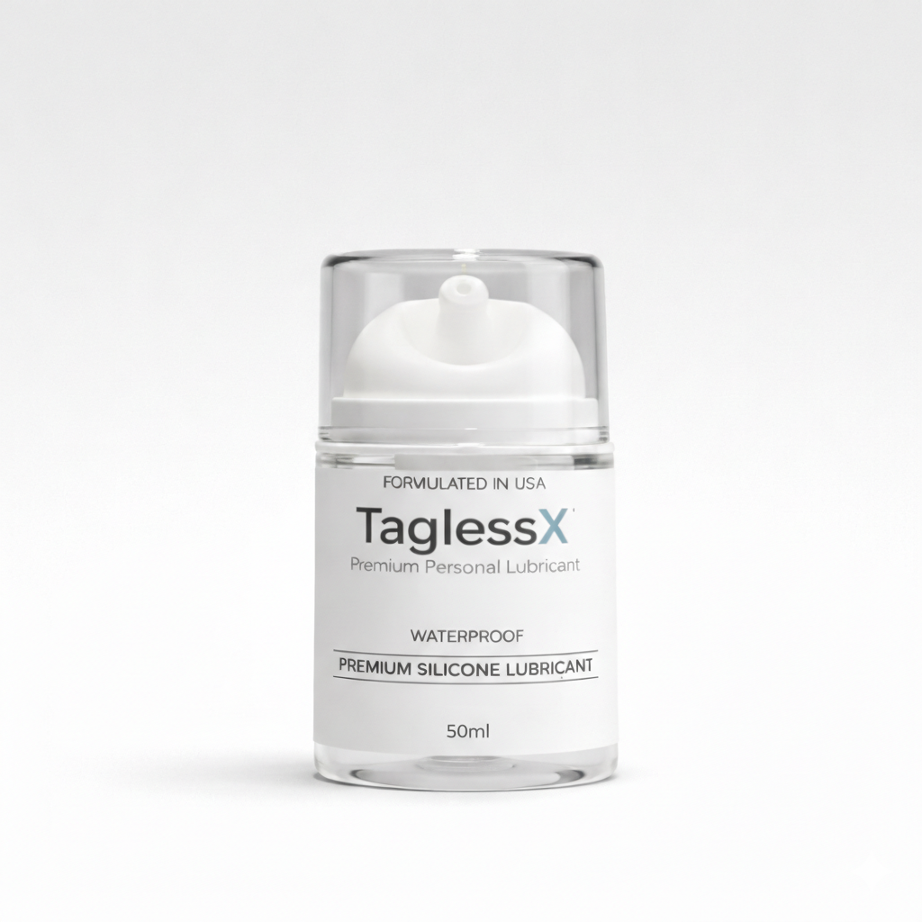 TaglessX پریمیم سلیکون ذاتی چکنا کرنے والا (Astroglide اور Überlube کا متبادل)
