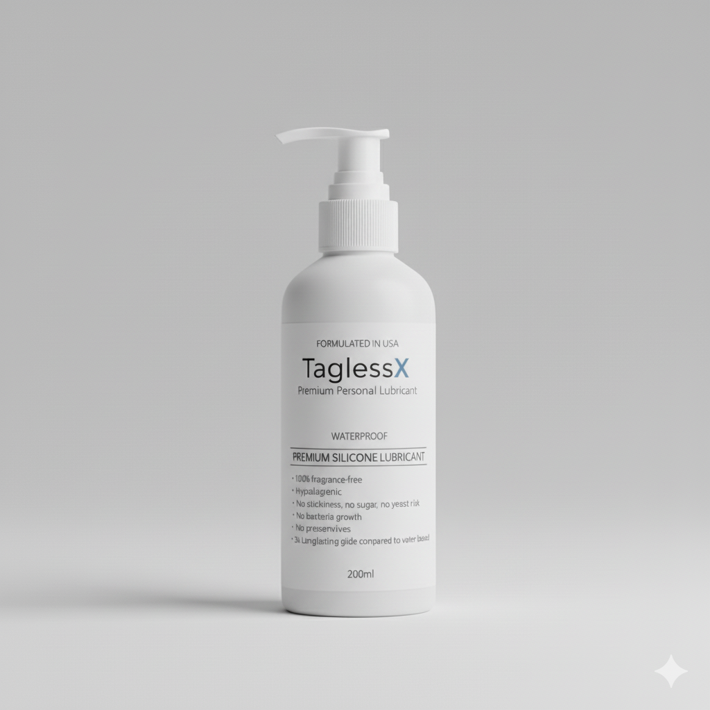 TaglessX Premium Silicone Personal Lube (Alternative to Astroglide & Überlube)