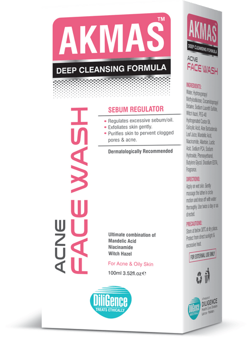 Akmas Acne Facewash Diligence Healthcare