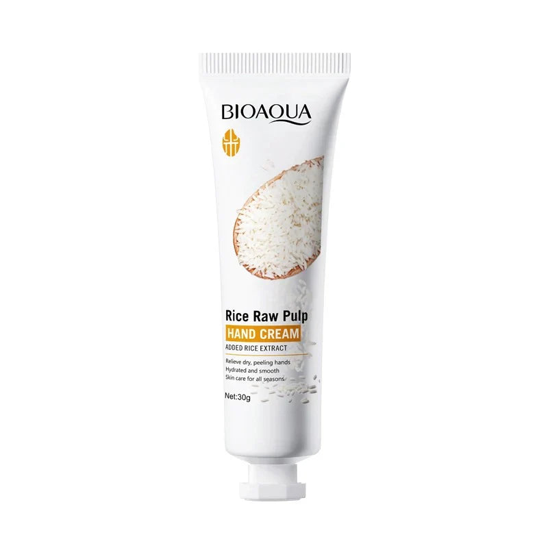 BIOAQUA رائس را پلپ موئسچرائزنگ ہینڈ کریم 30 گرام