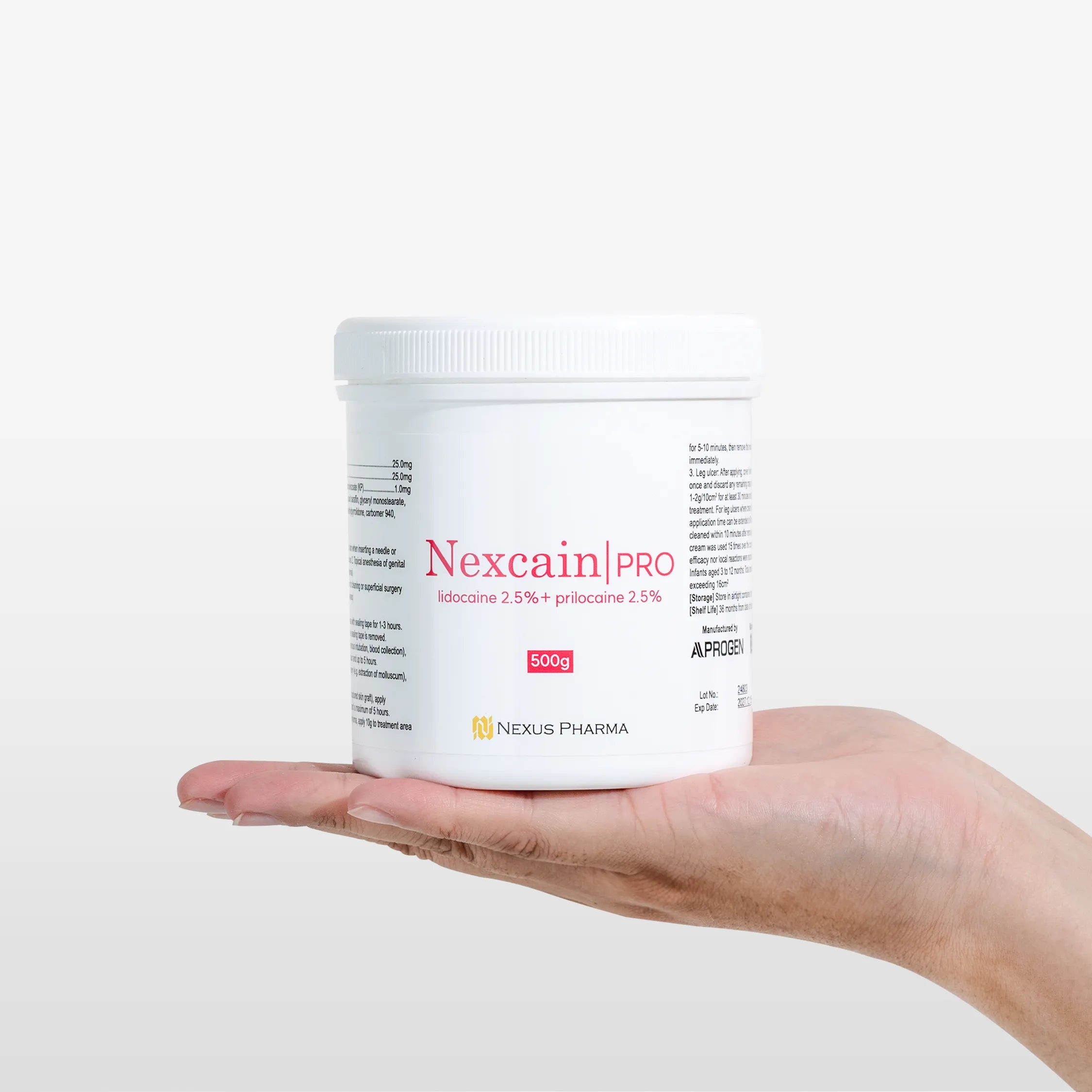 Nexcain Pro Lidocaine 2.5%+Prilocaine 2.5%
